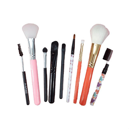 Makeup Brush Set, Pack of nine