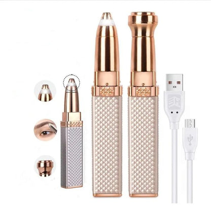 2-in-1 Flawless Facial Hair Remover | USB Electric Epilator