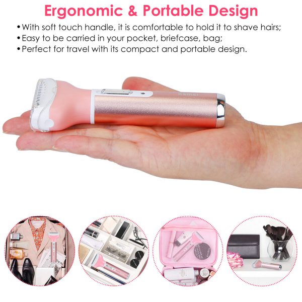 4-in-1 Electric Hair Remover | Painless Facial Shaver for Men & Women