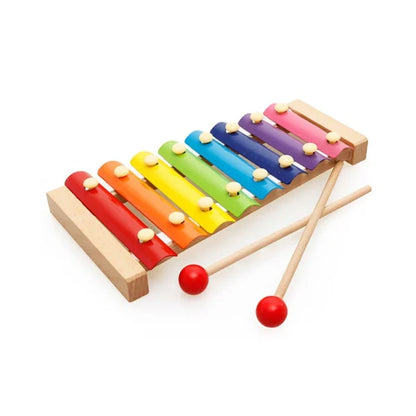 8 Scale Xylophone Percussion Instrument Hand Knock Piano Children Musical Toy