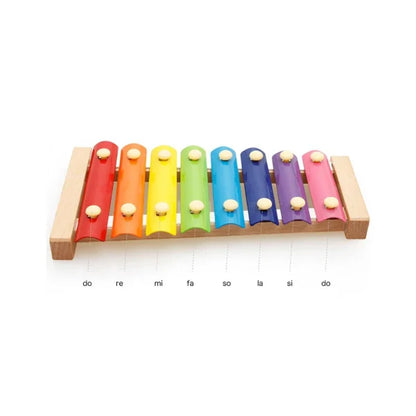 8 Scale Xylophone Percussion Instrument Hand Knock Piano Children Musical Toy