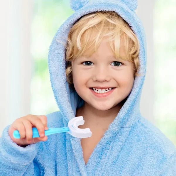 Big Size U-Shaped Baby Toothbrush | Toddlers Teeth Cleaning Brush