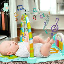 Kids Musical Piano Gym Mat With Music & Lights(random)