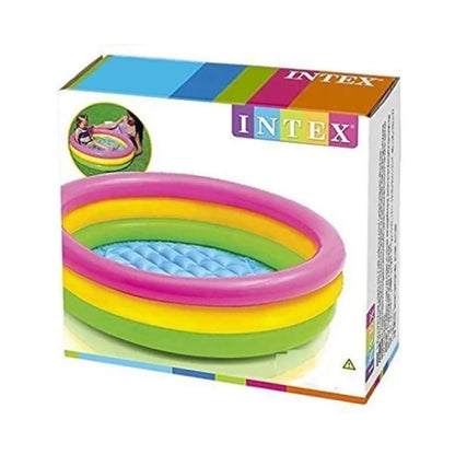 Intex Dinosaur 3-Ring Kids Pool – Fun Sunset Swim