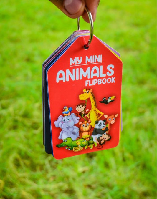 Mini Animal Learning Flipbook for Kids