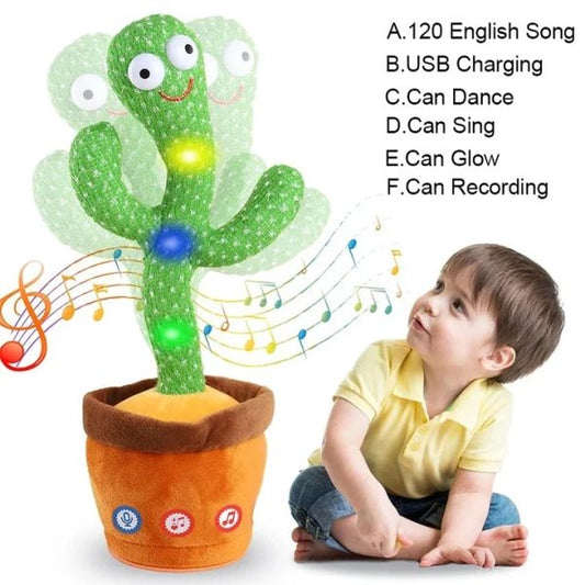 Dancing Cactus Toys For Kids Rechargeable ( With Box)